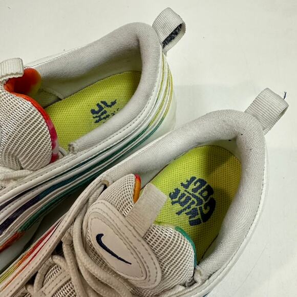 VERY GOOD Nike Air Max 97 Golf NRG ‘Tie-Dye’ Rainbow Cleats Spikes Sneakers 11 - Picture 8 of 10